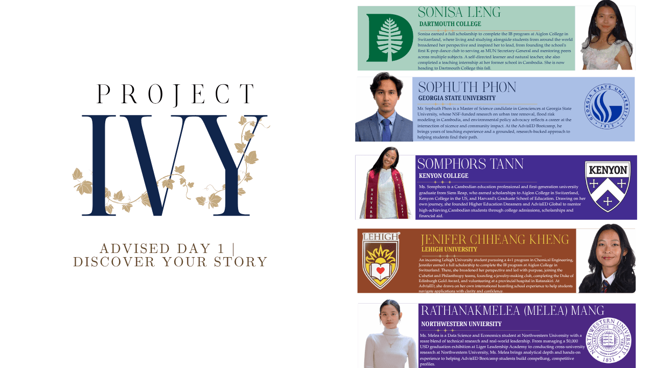 AdvisED Day 1 | Discover Your Story